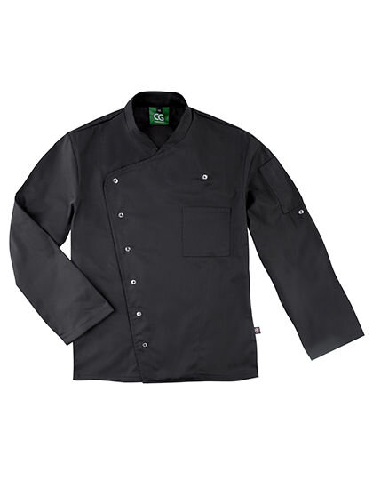 Men&acute;s Chef Jacket Turin GreeNature, CG Workwear 03100-44 // CGW03100