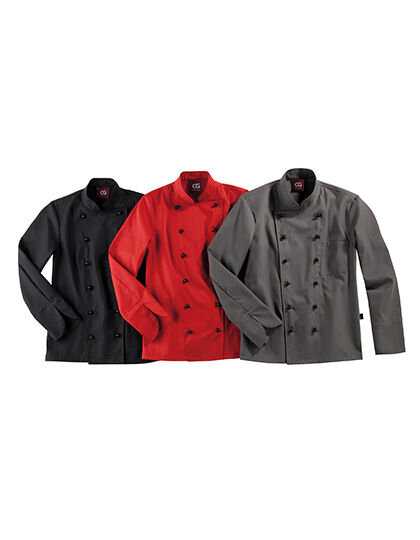 Men&acute;s Chef Jacket Rimini, CG Workwear 00907-01 // CGW907