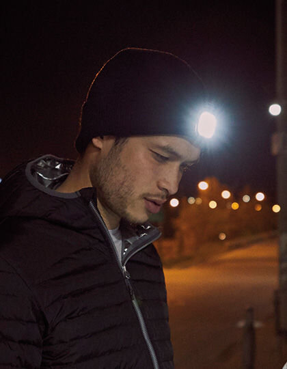 Mighty LED Knit Beanie, Elevate 38661 // EL38661