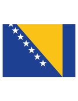 Fahne Bosnien und Herzegowina, Printwear  // FLAGBA