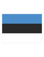 Fahne Estland, Printwear  // FLAGEE