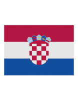 Fahne Kroatien, Printwear  // FLAGHR