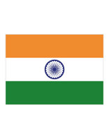 Fahne Indien, Printwear  // FLAGIN