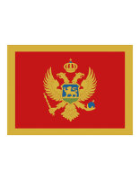 Fahne Montenegro, Printwear  // FLAGME