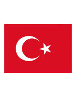 Fahne Türkei, Printwear  // FLAGTR