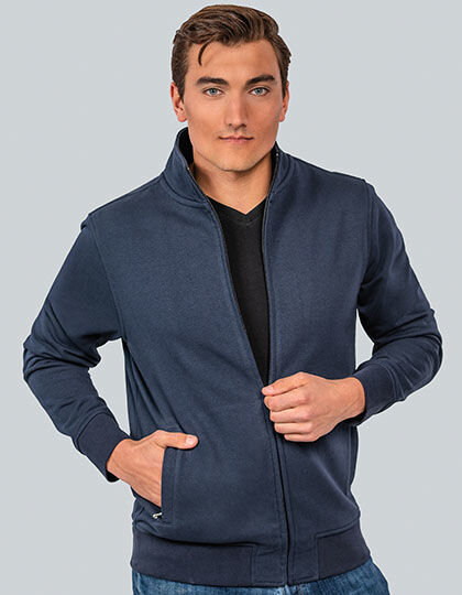 Men&acute;s Premium Full-Zip Sweat Jacket, HRM 1001 // HRM1001