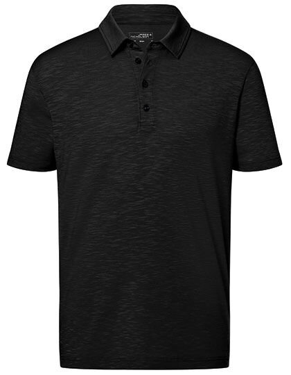 Men&acute;s Slub Polo, James+Nicholson JN752 // JN752