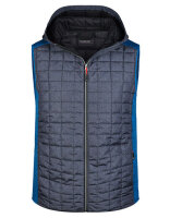 Men&acute;s Knitted Hybrid Vest, James+Nicholson JN768 //...