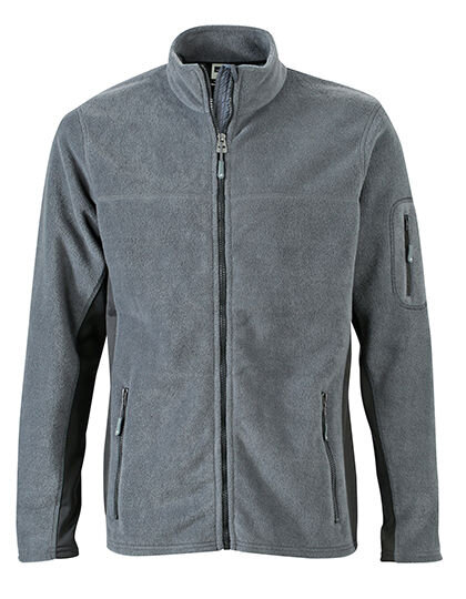 Men&acute;s Workwear Fleece Jacket -STRONG-, James+Nicholson JN842 // JN842