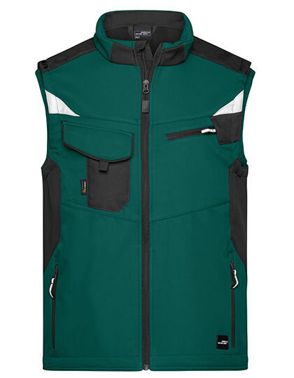 Workwear Softshell Vest -STRONG-, James+Nicholson JN845 // JN845