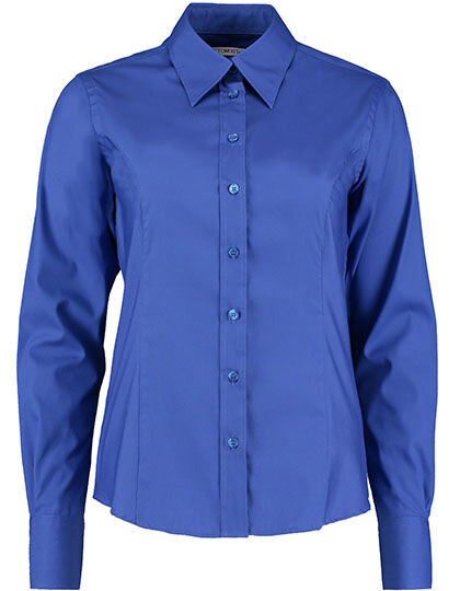 Women&acute;s Tailored Fit Corporate Oxford Shirt Long Sleeve, Kustom Kit KK702 // K702