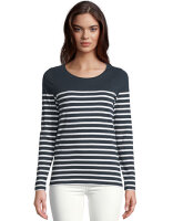 Women&acute;s Long Sleeve Striped T-Shirt Matelot,...