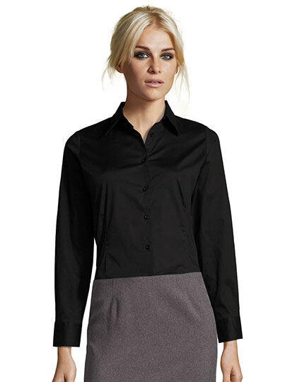 Women&acute;s Long Sleeved Stretch Shirt Eden, SOL&acute;S 17015 // L634