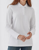 Women&acute;s Long Sleeve Polo ID.001, B&amp;C PWI13 //...