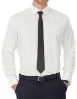 Men&acute;s Poplin Shirt Black Tie Long Sleeve, B&amp;C...