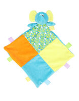 Baby Multi Coloured Comforter With Rattle, Mumbles MM701...