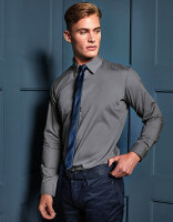Men&acute;s Long Sleeve Fitted Poplin Shirt, Premier...