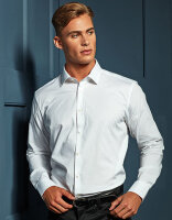 Men&acute;s Stretch Fit Poplin Long Sleeve Cotton Shirt,...