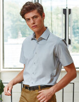 Men&acute;s Stretch Fit Poplin Short Sleeve Cotton Shirt,...