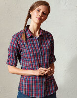 Women&acute;s Sidehill Check Long Sleeve Cotton Shirt,...