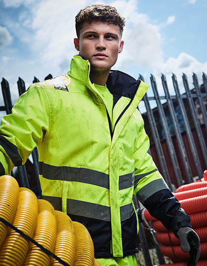 Pro Hi-Vis Insulated Parka, Regatta High Visibility TRA219 // RG219