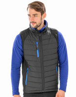 Recycled Black Compass Padded Softshell Gilet, Result...