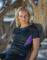 Women&acute;s Fitness Tech Panel Marl T-Shirt, SPIRO...