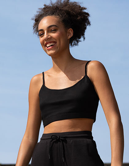 Women&acute;s Sustainable Fashion Cropped Cami Top, SF Women SK230 // SF230