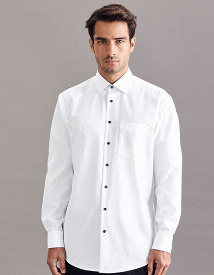 Men&acute;s Shirt Poplin Regular Fit Long Sleeve, Seidensticker 193690 // SN193690