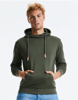 Pure Organic High Collar Hooded Sweat, Russell Pure...
