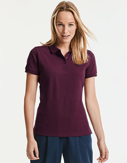 Ladies&acute; Tailored Stretch Polo, Russell R-567F-0 // Z567F