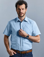Men&acute;s Short Sleeve Tailored Oxford Shirt, Russell...