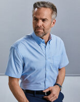 Men&acute;s Short Sleeve  Classic Oxford Shirt, Russell...