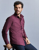 Men&acute;s Long Sleeve Fitted Stretch Shirt, Russell...