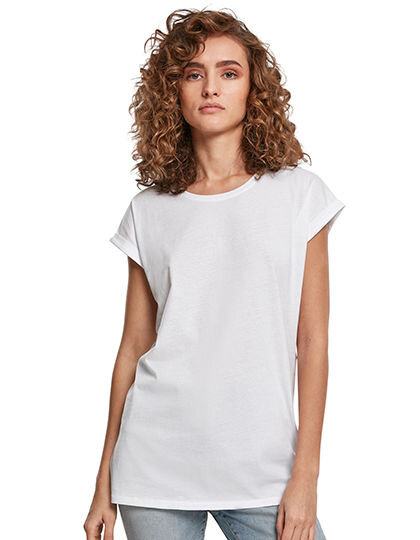 Ladies&acute; Organic Extended Shoulder Tee, Build Your Brand BY138 // BY138