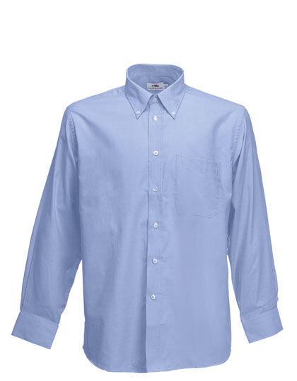 Men&acute;s Long Sleeve Oxford Shirt, Fruit of the Loom 65-114-0 // F600