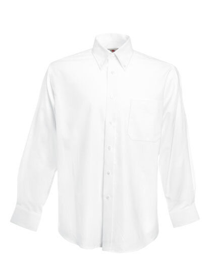 Men&acute;s Long Sleeve Oxford Shirt, Fruit of the Loom 65-114-0 // F600