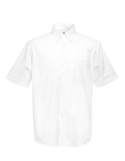 Men&acute;s Short Sleeve Oxford Shirt, Fruit of the Loom 65-112-0 // F601