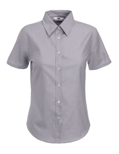 Ladies&acute; Short Sleeve Oxford Shirt, Fruit of the Loom 65-000-0 // F701