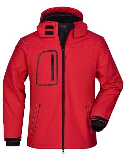 Men&acute;s Winter Softshell Jacket, James+Nicholson JN1000 // JN1000