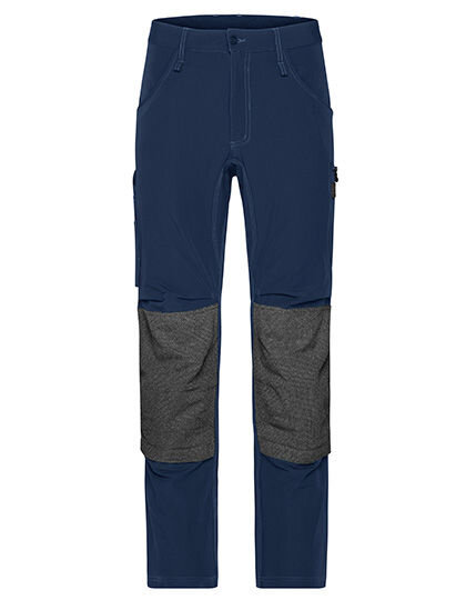 Workwear Pants 4-Way Stretch Slim Line, James+Nicholson JN1813 // JN1813