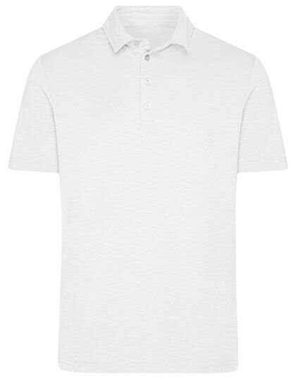 Men&acute;s Slub Polo, James+Nicholson JN752 // JN752