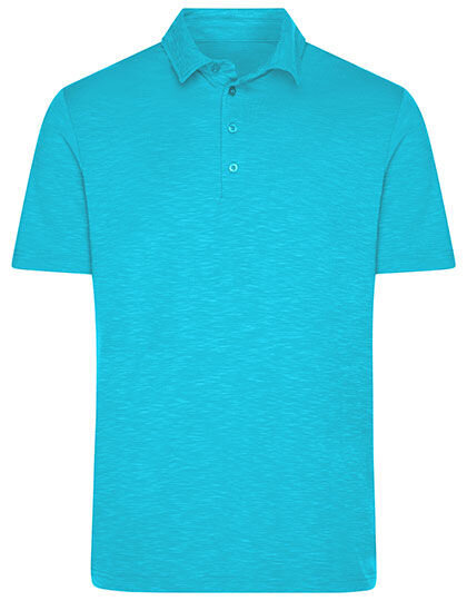 Men&acute;s Slub Polo, James+Nicholson JN752 // JN752