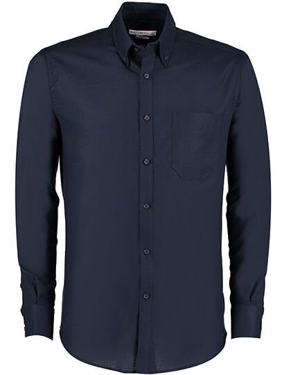 Slim Fit Workwear Oxford Shirt Long Sleeve, Kustom Kit KK184 // K184