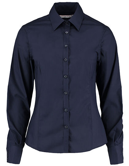 Tailored Fit Business Shirt Long Sleeve, Kustom Kit KK743F // K743F