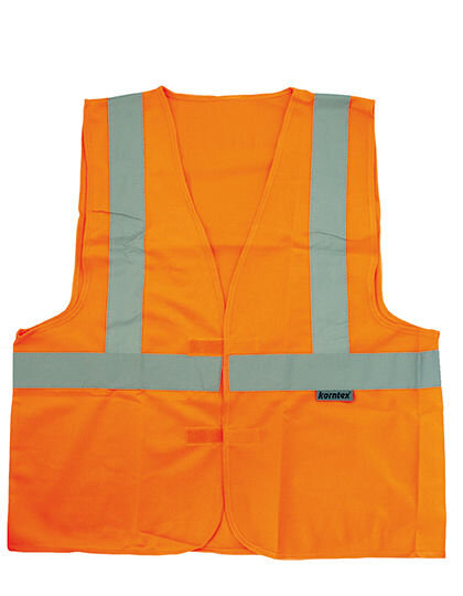 Safety Vest With 3 Reflective Stripes, Korntex KXDR // KX141