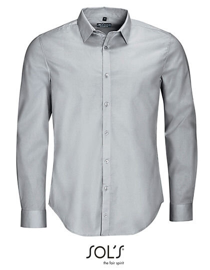 Men&acute;s Long Sleeve Stretch Shirt Blake, SOL&acute;S 01426 // L01426
