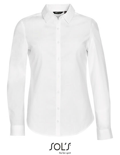 Women&acute;s Long Sleeve Stretch Shirt Blake, SOL&acute;S 01427 // L01427
