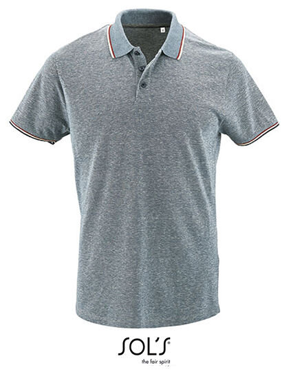 Men&acute;s Heather Polo Shirt Paname, SOL&acute;S 02081 // L02081