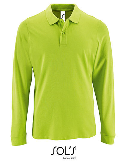 Men&acute;s Long-Sleeve Piqu&eacute; Polo Shirt Perfect, SOL&acute;S 02087 // L02087